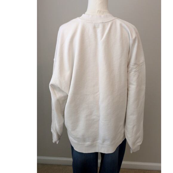 Anine Bing Miles Sweatshirt Slogan Rock 'n' Roll - Picture 4 of 8